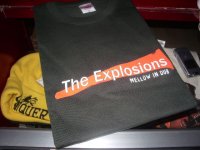 THE EXPLOSIONS-OFFICIAL T-SHIRTS/DARKGREEN/(M)