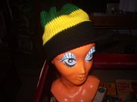 IMPORT JAMAICA COLOR KNIT CAP/ FREE/