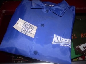 画像1: MAD CIRCLE SKATEBOARDS COACH JKT/BLUE/XL