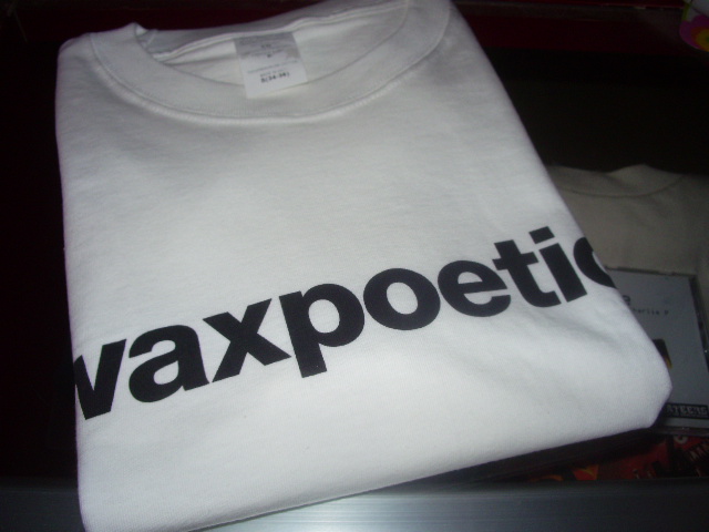 WAXPOETICS OFFCIAL LOGO T-SHIRTS/WHITE/(XL)