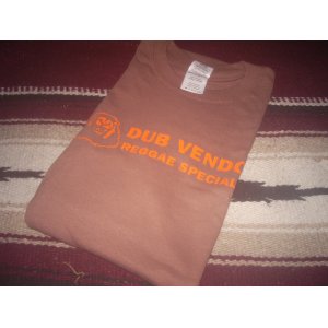 画像: DUB VENDOR OFFCIAL T-SHIRTS / BROWN / BURNT ORANGE / ( S )