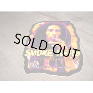 画像: BOB MARLEY SMOKE HERB/ STICKER