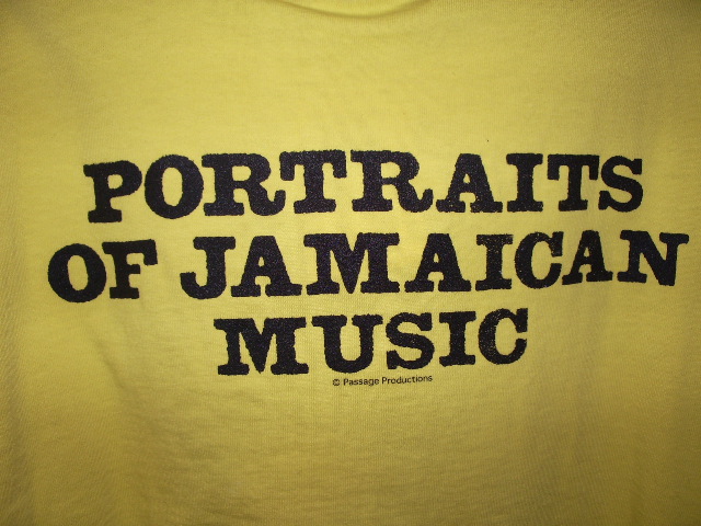 画像: PORTRAITS OF JAMAICAN MUSIC-OFFICIAL T-SHIRTS/YELLOW/(M)