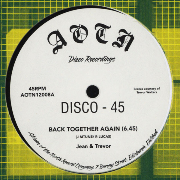 画像: JEAN & TREVOR - BACK TOGETHER AGAIN / IMF PLAYERS - DUB AGAIN / 12inch /