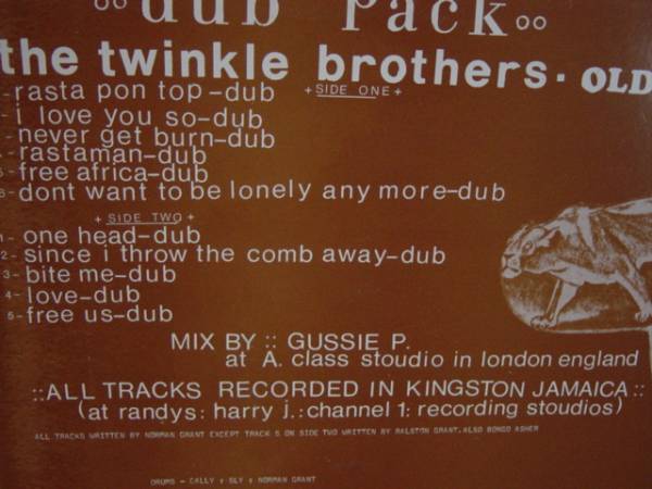 画像: TWINKLE BROTHERS-DUB PACK OLD CUTS