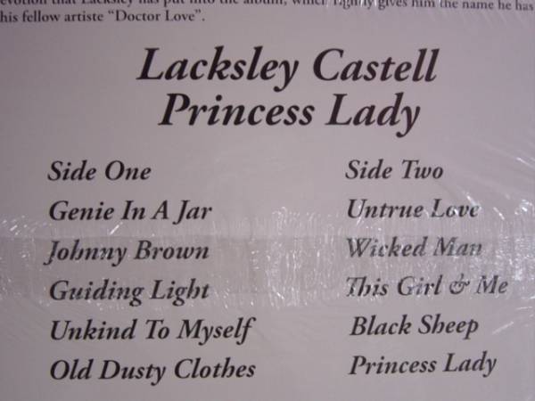 画像: LACKSLEY CASTELL-PRINCESS LADY
