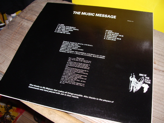 JAH SHAKA-MUSIC MESSAGE - Moa Anbessa Archives