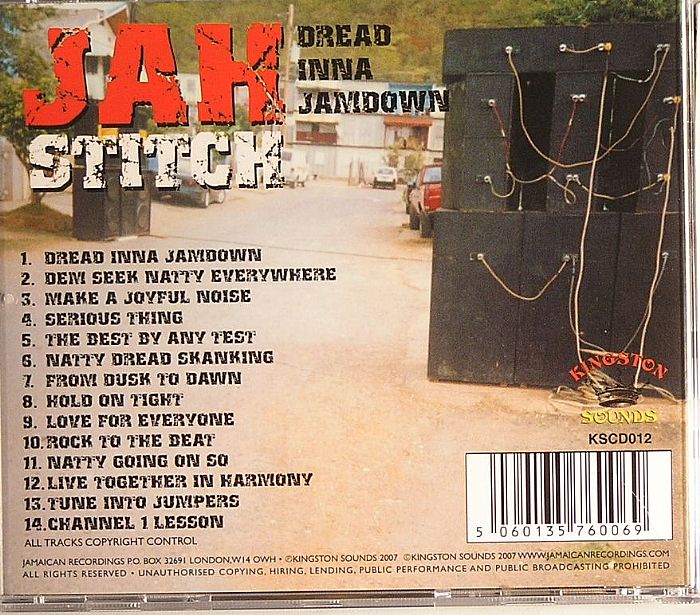 画像: JAH STITCH-DREAD INNA JAM DOWN